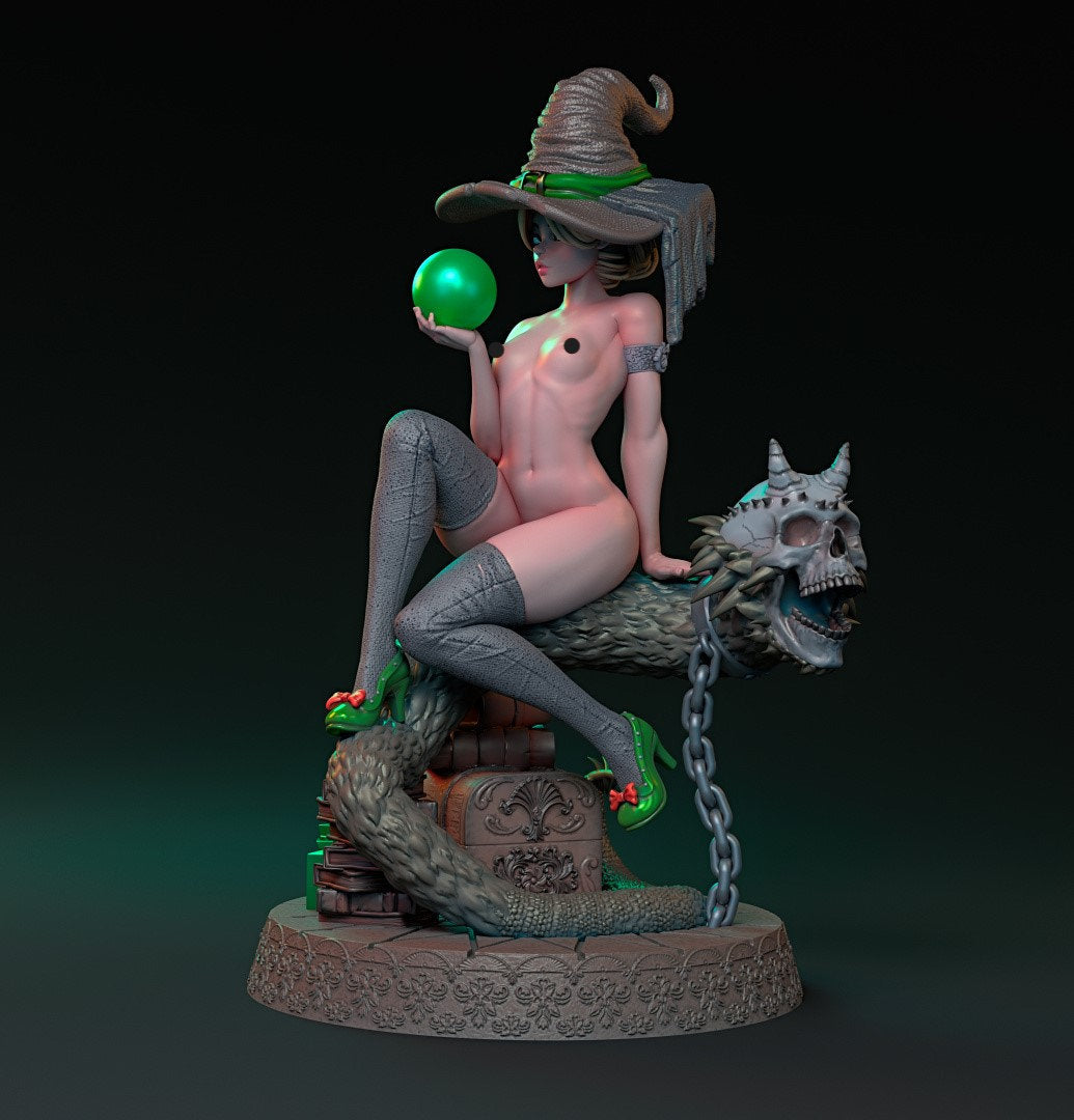 Yaleena - Pinup - Mysterious Witchcraft of Lionila Kickstarter | Mythreal Games | 32mm or 75mm