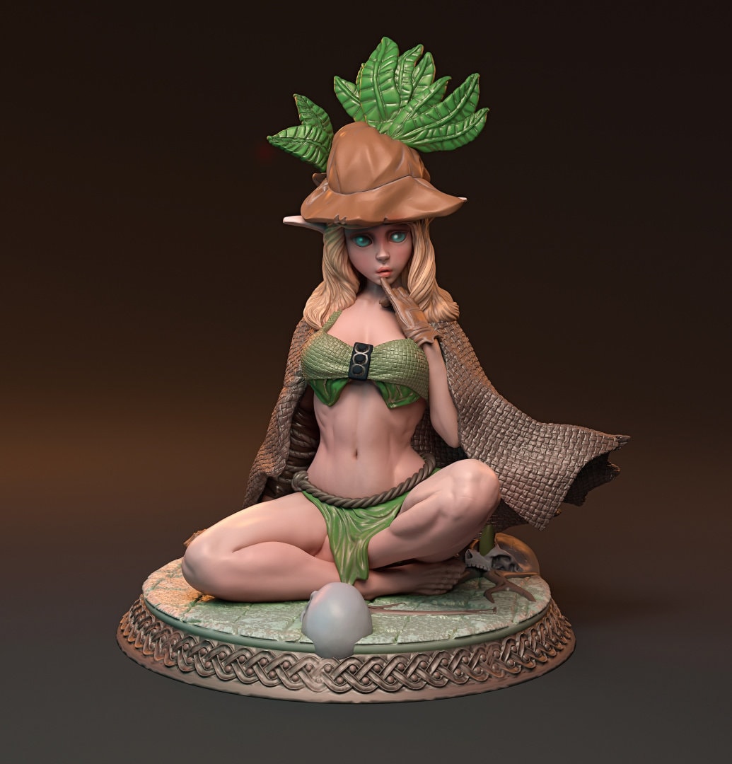 Muriel - Pinup - Wild legacies of Asherton Kickstarter | Mythreal Games | 32mm or 75mm
