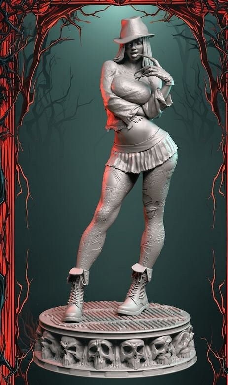 Freddy Girl - Pinup | Halloween | Sinister Sisters Showcase Kickstarter | Prey Collection Studios | 1:10 Scale