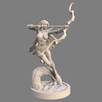 Azura the Talon Wind: 75mm Elf Archer Fantasy Miniature - Ravi Sampath Kickstarter Collection