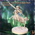 Callista: Proud Equinox Hunter Centaur Fantasy Miniature - 75mm Scale Resin Figure by Ravi Sampath
