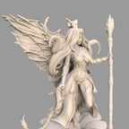 Seraphina Ethereal Flutterwing Fantasy Miniature | 75mm Resin Figure | Ravi Sampath Kickstarter