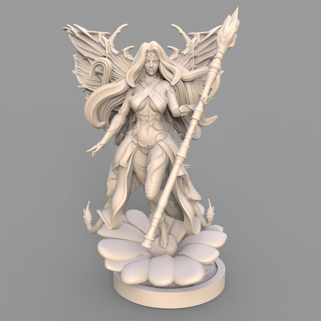 Seraphina Ethereal Flutterwing Fantasy Miniature | 75mm Resin Figure | Ravi Sampath Kickstarter