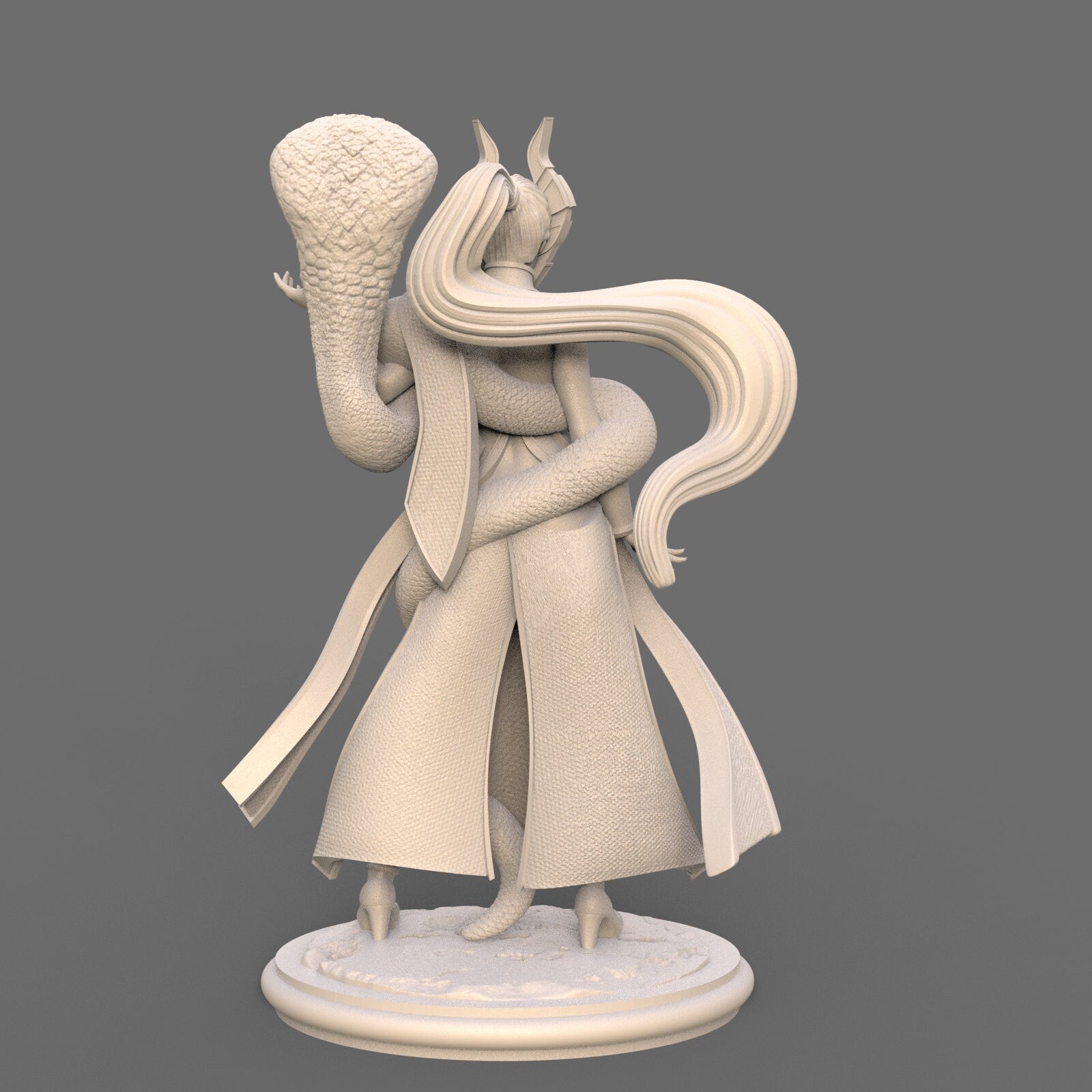 Serpentina: 75mm Fantasy Snake Girl Miniature - Ravi Sampath's Kickstarter Collection