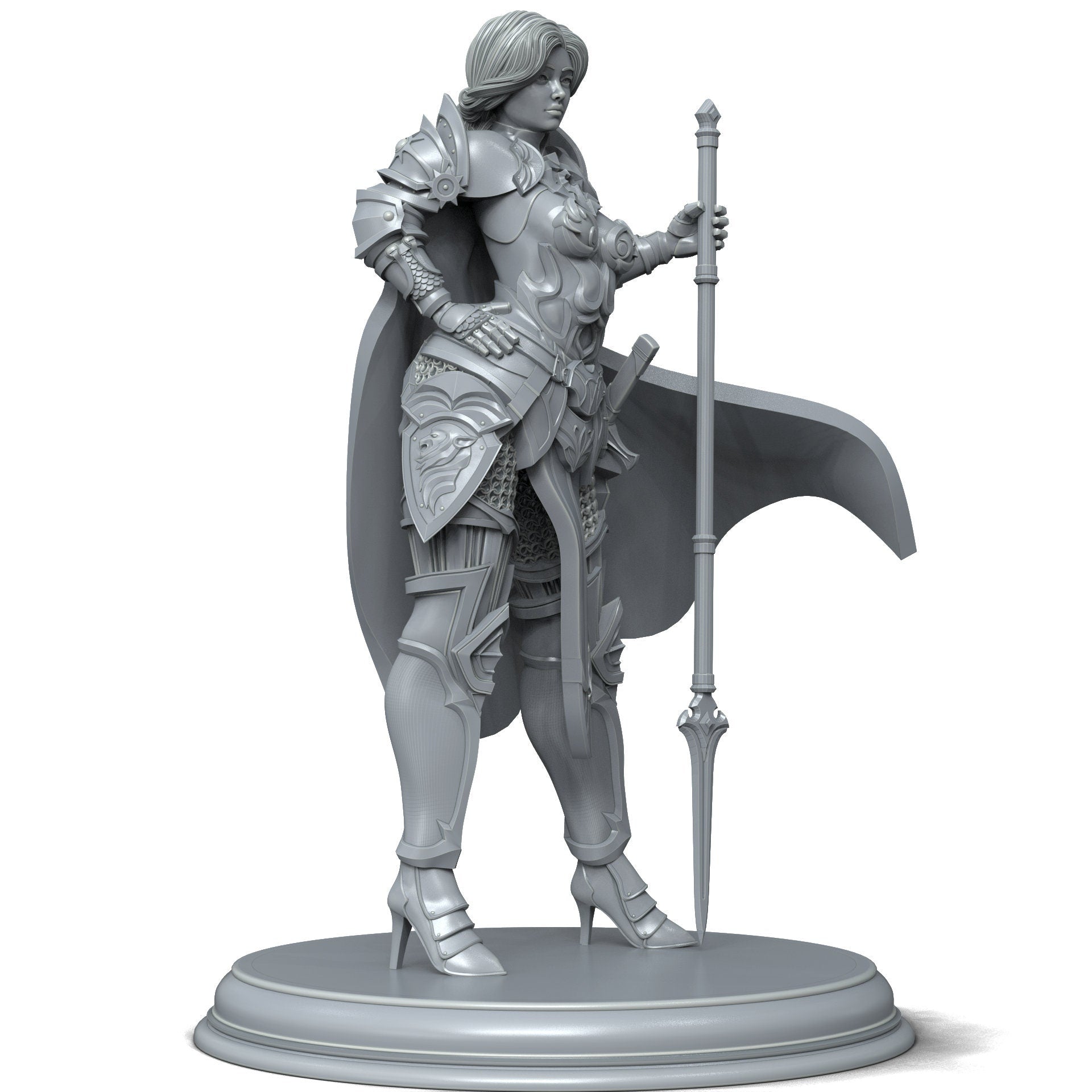 Tiana Paladin of Justice Kickstarter | FireForge Studios | 32mm or 75mm