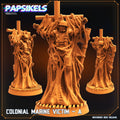 Sci-Fi Colonial Marine Victims: 32mm Miniatures for Aliens vs Humans Tabletop Gaming by Papsikels
