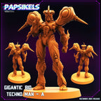Gigantic Bio Techno Man A Guyver Cyberpunk Miniature - 32mm Scale RPG Figure for Tabletop Gaming