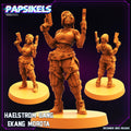 Cyberpunk Haelstrom Gang Ekang Morota 32mm Miniature for RPG and TTRPG Gaming