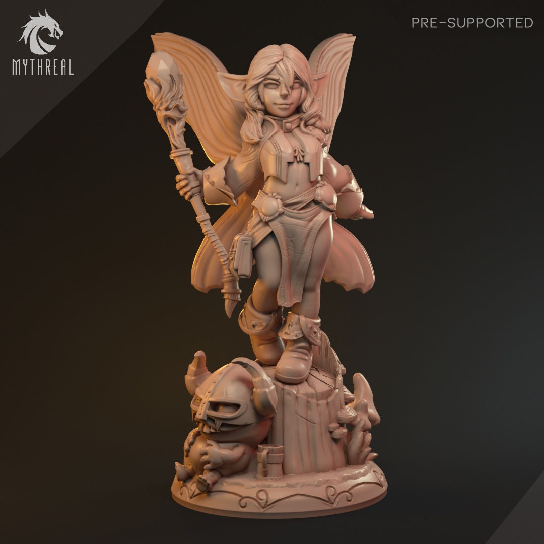 Hala - Pinup - Mysterious Witchcraft of Lionila Kickstarter | Mythreal Games | 75mm