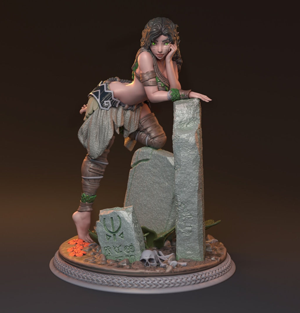 Halabet- Pinup - Wild legacies of Asherton Kickstarter | Mythreal Games | 32mm or 75mm
