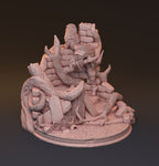 Halabet- Pinup - Wild legacies of Asherton Kickstarter | Mythreal Games | 32mm or 75mm