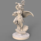 Astrid: Viking Axe-Wielding Stormbreaker Fantasy Miniature - 75mm Scale Resin Figure by Ravi Sampath