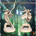 Azura the Talon Wind: 75mm Elf Archer Fantasy Miniature - Ravi Sampath Kickstarter Collection