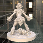 Sylva: Clawed Wildheard Shifter Fantasy Girl Miniature - 75mm Scale Resin Figure by Ravi Sampath