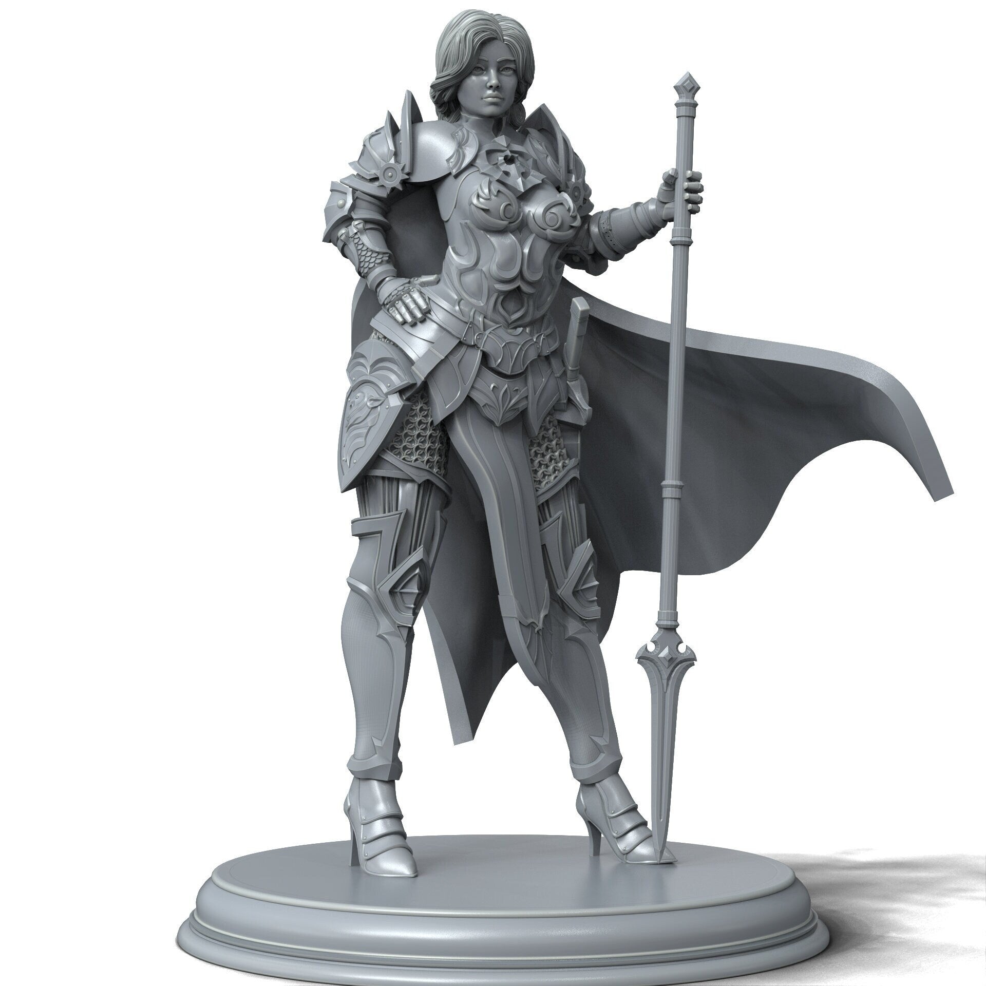 Tiana Paladin of Justice Kickstarter | FireForge Studios | 32mm or 75mm