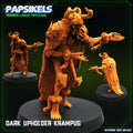Dark Upholder Krampus Judge Dredd Miniature - 12 Days of Christmas Sculpt for Wargaming and RPG
