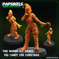 Aliens Colonial Marines Elf Miniature - 12 Days of Christmas Sculpt for Wargaming, RPG, 32mm Scale