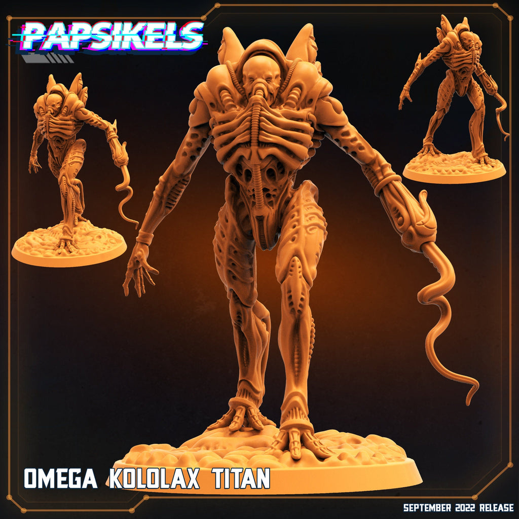 Kololax Titan Resin Miniature: Sci-Fi Tabletop RPG Figure for Xenowars and Alien-Inspired Games