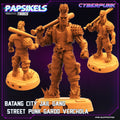 Cyberpunk Batang City Jail Gang 32mm Miniature - Gardo Verchola Street Punk for RPG and Tabletop Gaming
