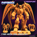 Cyberpunk Mecha Grim Power Suit 32mm Miniature - Papsikels RPG Figurine for Tabletop Gaming