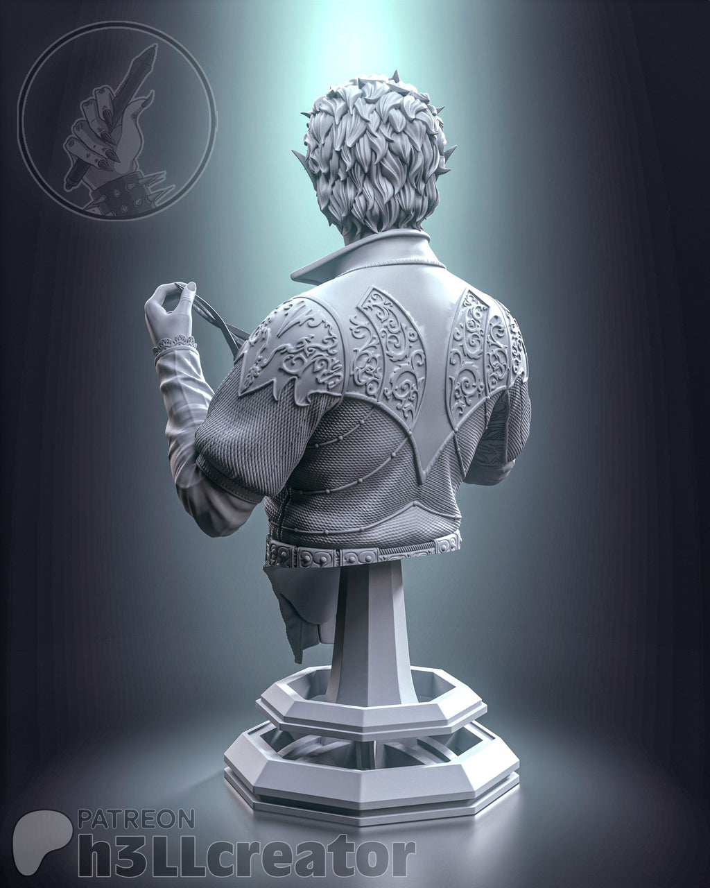 Asterion from Baldur's Gate 3 (fan art) | Full Model or Bust | Miniature scale 1:12 | h3LL Creator | DIY Model Kit