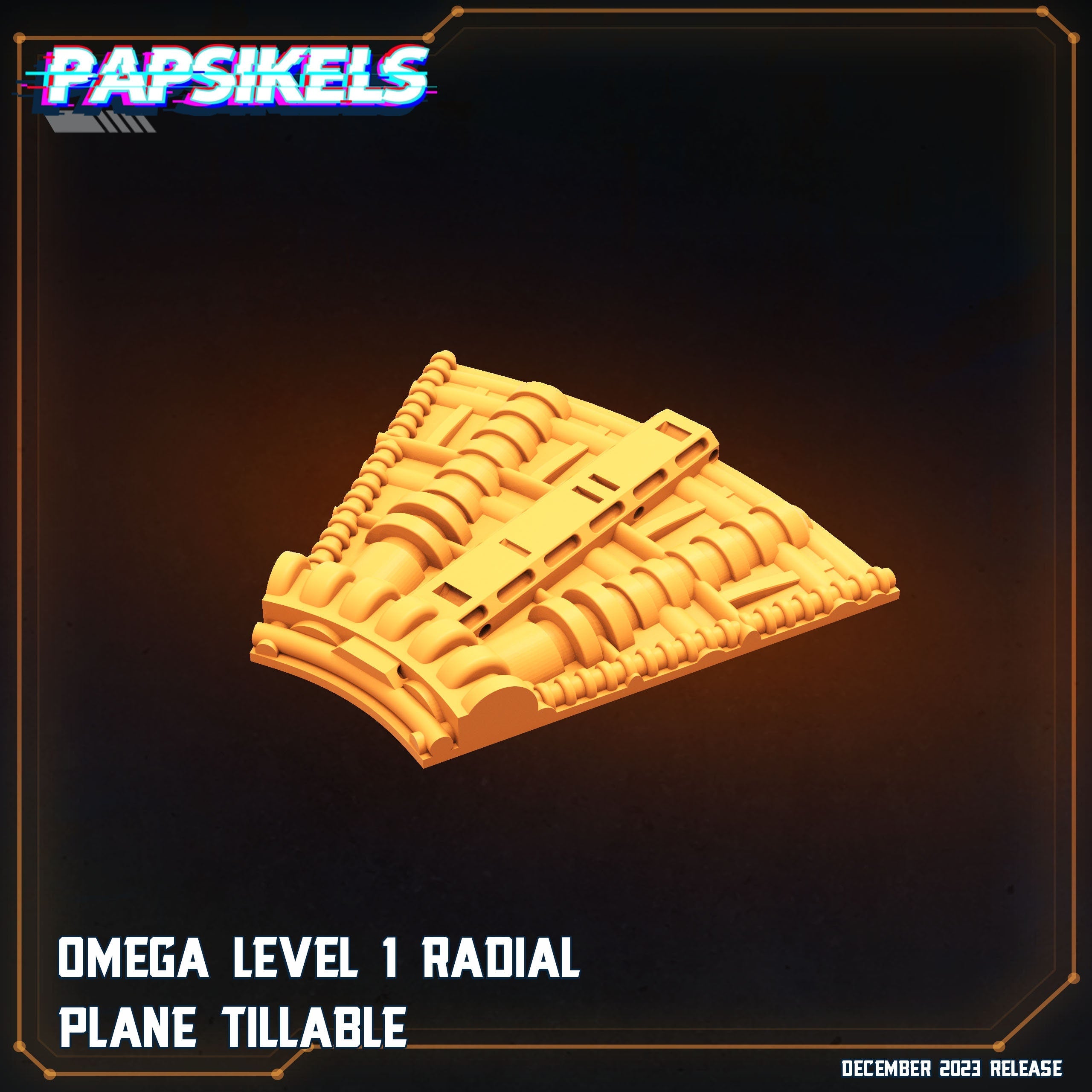 Omega Eradicator & Modules: 32mm Sci-Fi Resin Miniatures for Tabletop RPG - Papsikels Aliens vs Humans