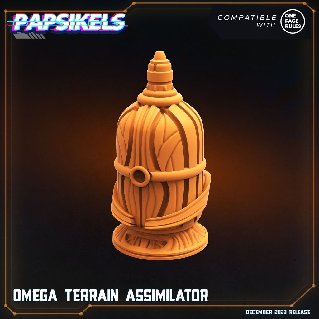 Omega Terrain Assimilator Resin Miniature: 32mm Tabletop Sci-Fi Alien Figure for RPG and Wargaming