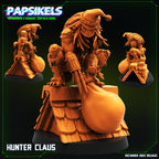 Hunter Claus: 12 Days of Christmas Miniature Sculpture - 32mm Fantasy RPG Figurine for Wargaming