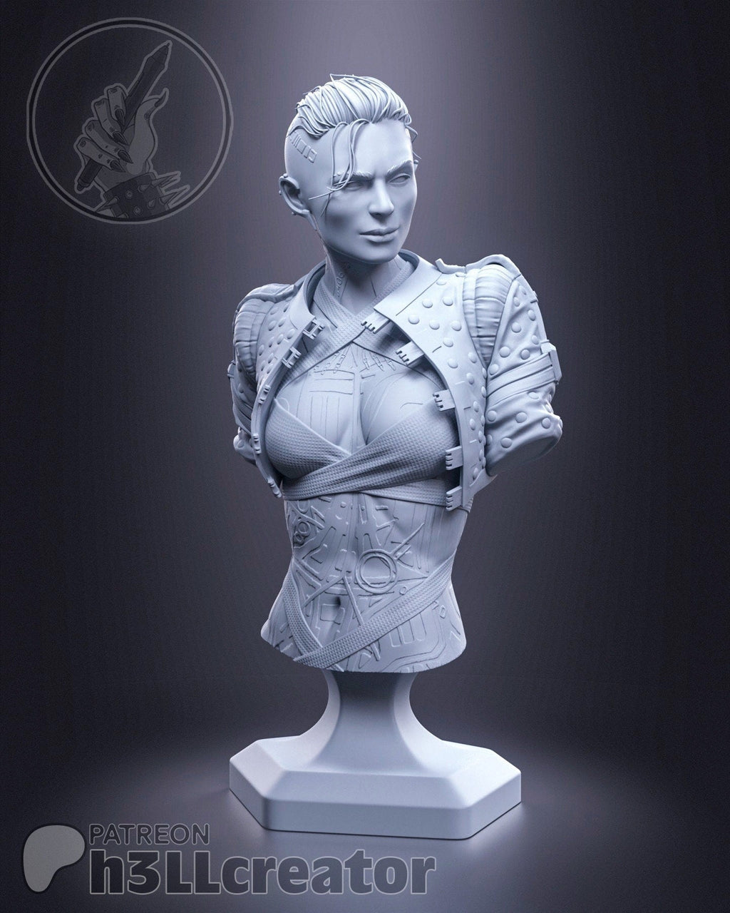 Jack from Mass Effect (fan art) | Miniature scale 1:15 | h3LL Creator | DIY Model Kit