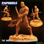 Xorrelian Berserker Omega Resin Miniature - 32mm Tabletop RPG Alien Warrior Figure by Papsikels