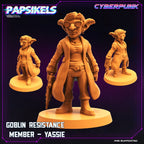 Matrix Goblins Set: Cyberpunk Virtual World 32mm Miniatures for RPG and TTRPG Gaming by Papsikels