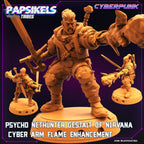 Psycho Nethunter Gestalt of Nirvana - Witcher-Inspired Resin Miniature for Tabletop RPG Gaming