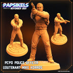 Skull Hunters PCPD: Resin Tabletop Miniature for Fantasy RPG, 32mm Scale Papsikels Character