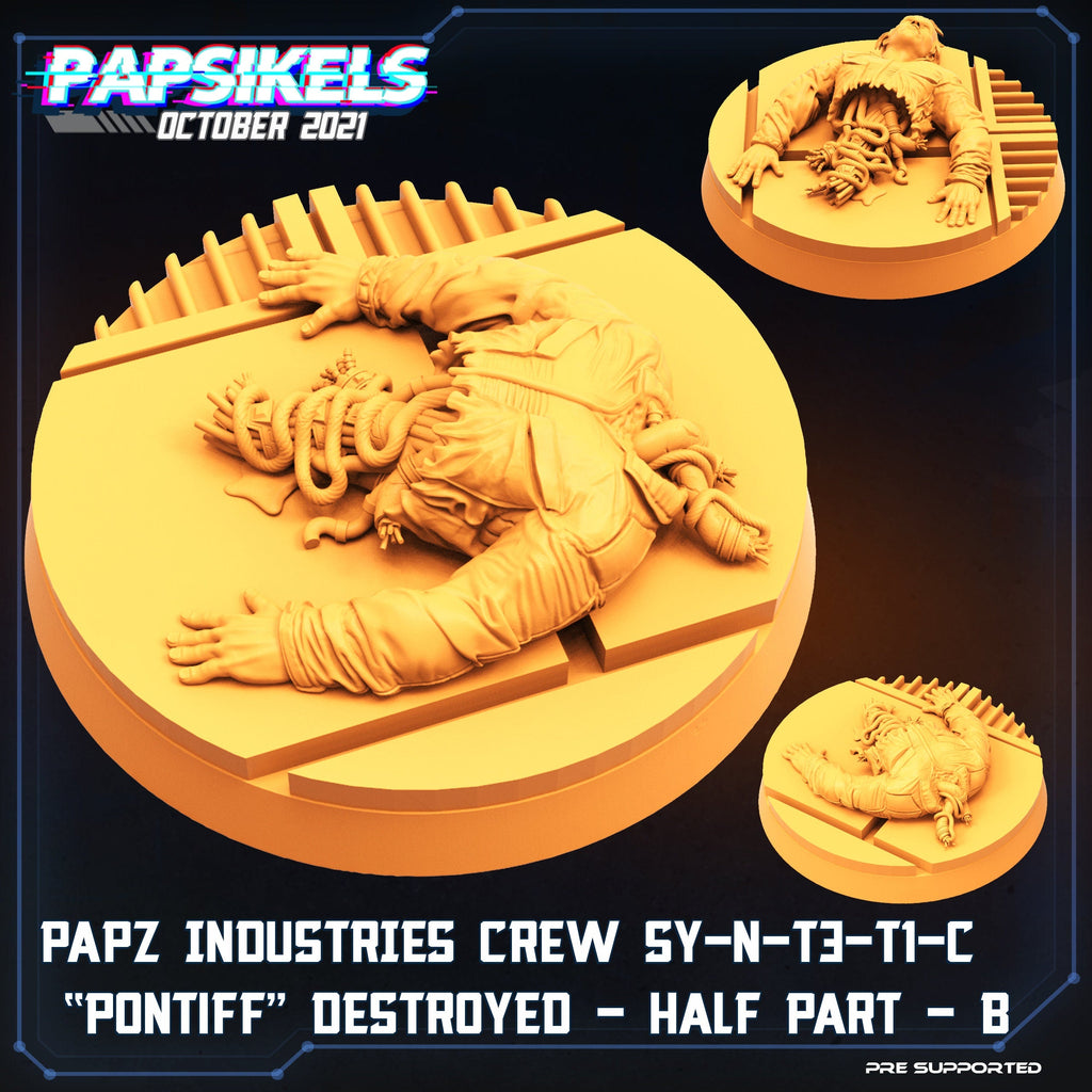 Aliens Vs Humans, Papz Industries Crew SY-N-T3-TI-C Pontiff / Bishop , Papsikels, 32mm Mini