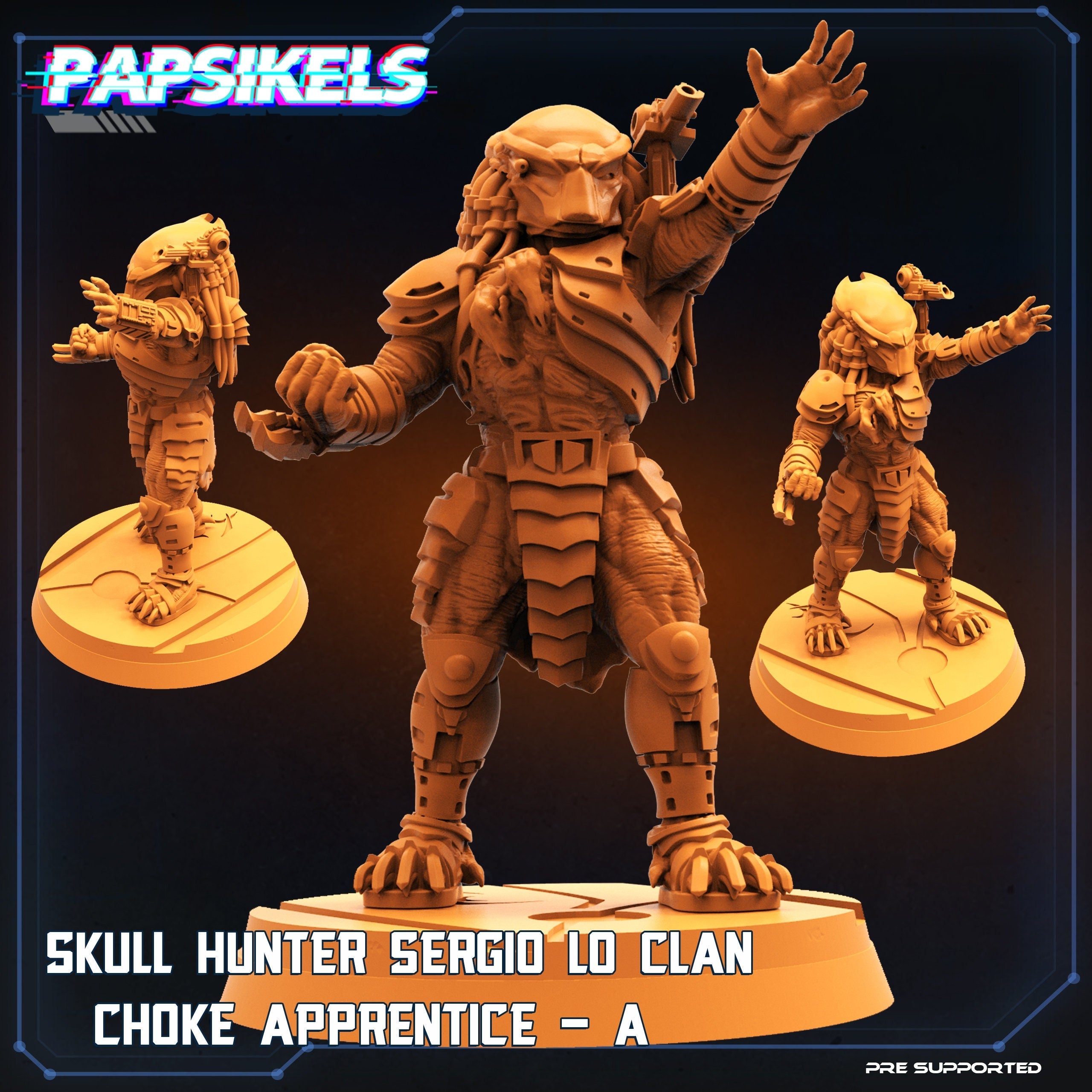 Skull Hunters - Sergio Lo Clan - Choke Apprentices, Papsikels, Resin - Tabletop miniature - 32mm