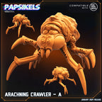 Arachning Crawler Miniatures: 5-Model Set for Dropship Troopers RPG - 32mm Sci-Fi Alien Insect Figures