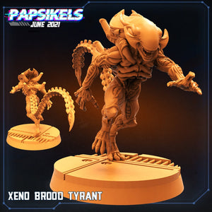 Aliens Vs Humans, Xeno Brood Tyrant - Papsikels, 32mm Mini