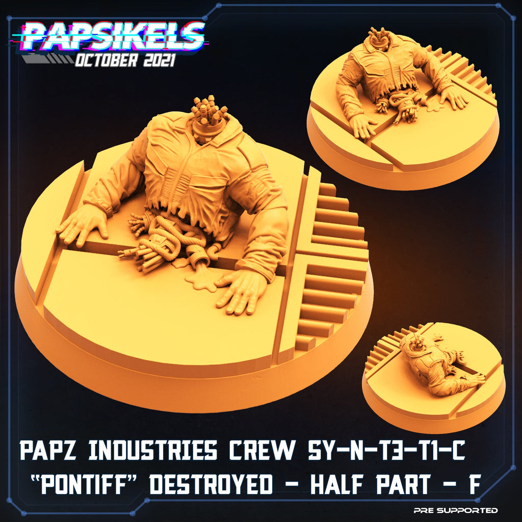 Aliens Vs Humans, Papz Industries Crew SY-N-T3-TI-C Pontiff / Bishop , Papsikels, 32mm Mini