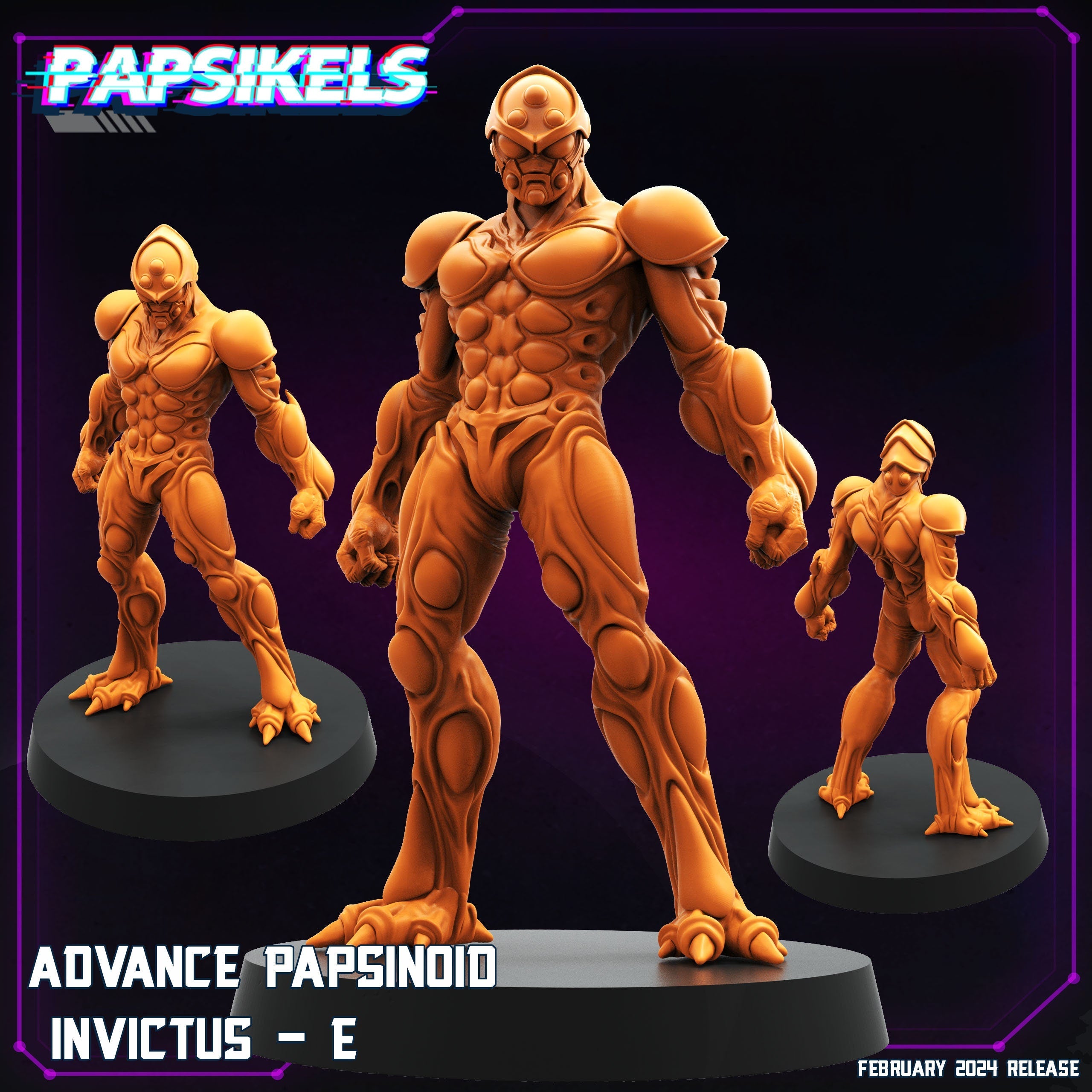 Cyberpunk, Advance Papsilord Invictus (Guyver), Papsikels, 32mm Mini
