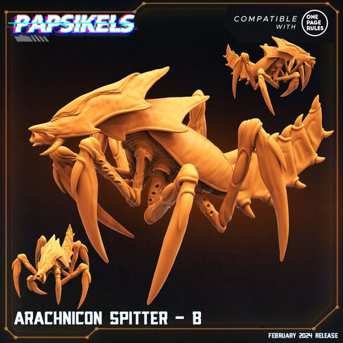 Arachnicon Spitters | Dropship Troopers | Papsikels | 32mm Miniature