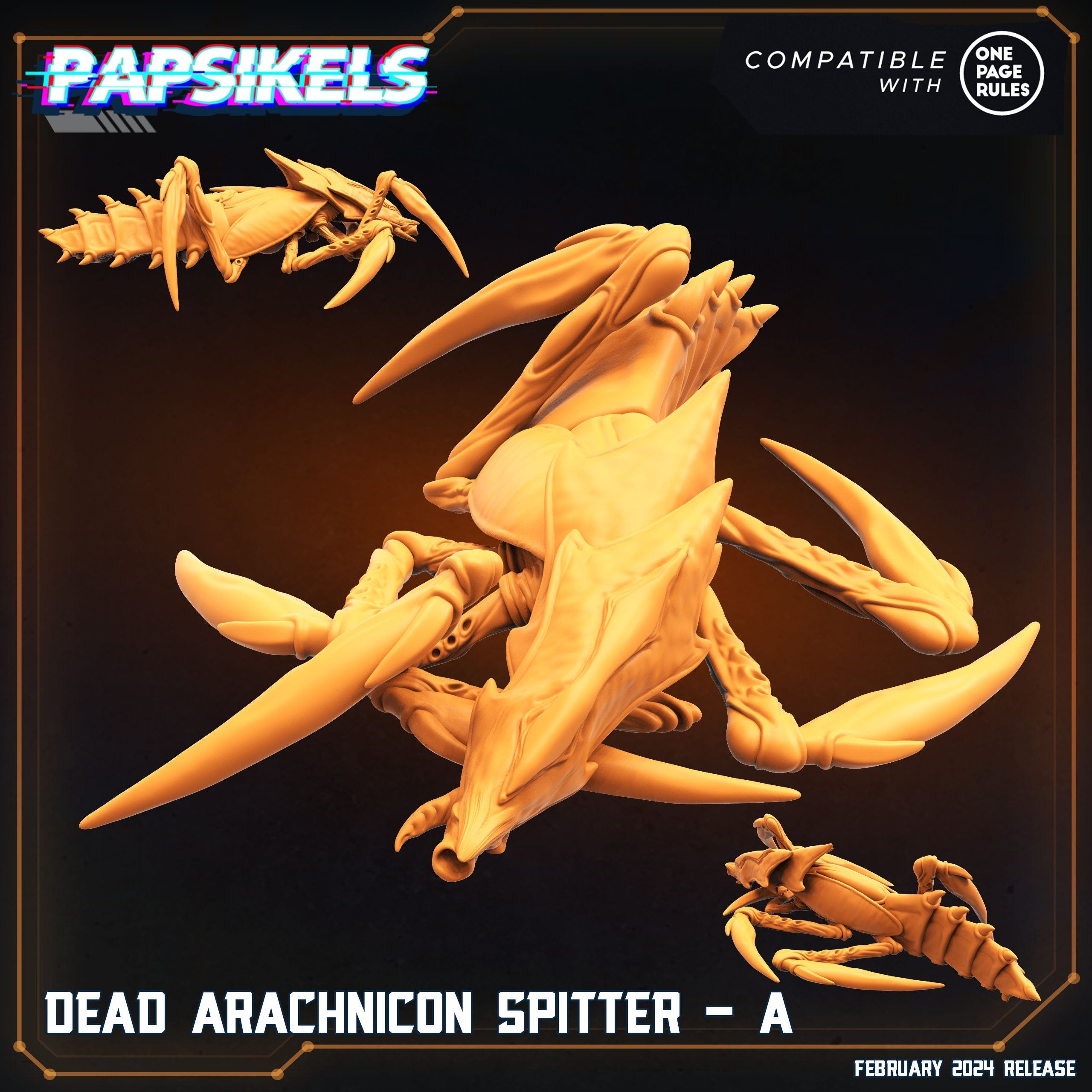 Arachnicon Spitters | Dropship Troopers | Papsikels | 32mm Miniature