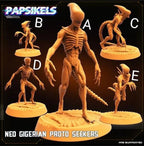 Neo Gigerian Proto Seekers, Papsikels, 32mm Mini