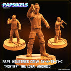 Papz Industries Crew SY-N-T3-TI-C Pontiff The Loyal Android, Papsikels, 32mm Mini