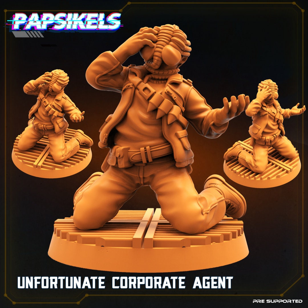 Unfortunate Corporate Agent, Papsikels, 32mm Mini