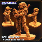 Skull Hunters Death Squad, Papsikels, Resin - Tabletop miniature - 32mm