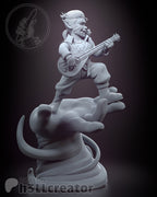 Scanlan from Critical Role - Legends of Vox Machina (fan art) | Miniature scale 1:15 | h3LL Creator | DIY Model Kit