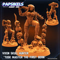 Skull Hunters Vixen Skull Hunter Tusk Master The First Born, Papsikels, Resin - Tabletop miniature - 32mm