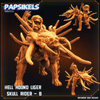 Skull Hunters - Hell Hound Liger Skull Riders, Papsikels, Resin - Tabletop miniature - 32mm