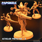 Aethelari Awakening - Aethelari Protectors, Papsikels, Resin - Tabletop miniature - 32mm