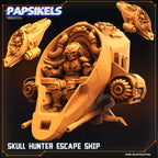 Skull Hunters - Skull Hunter Escape Ship - Papsikels, Resin - Tabletop miniature - 32mm
